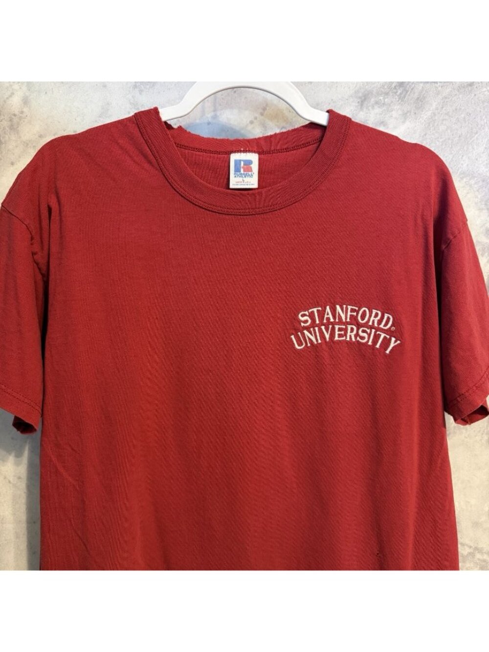 Vintage Stanford University Russell Athletic T Shirt Mens Large L USA